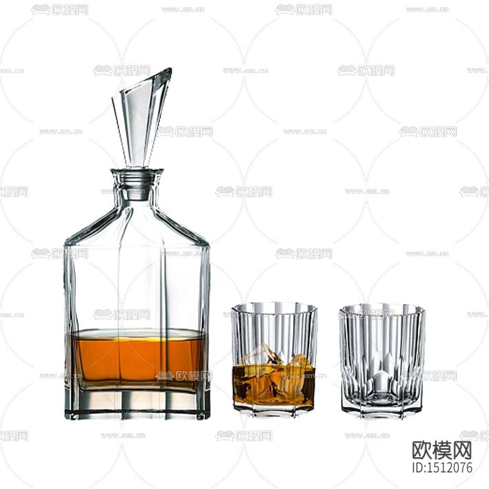 现代简约创意玻璃分酒器酒杯下载