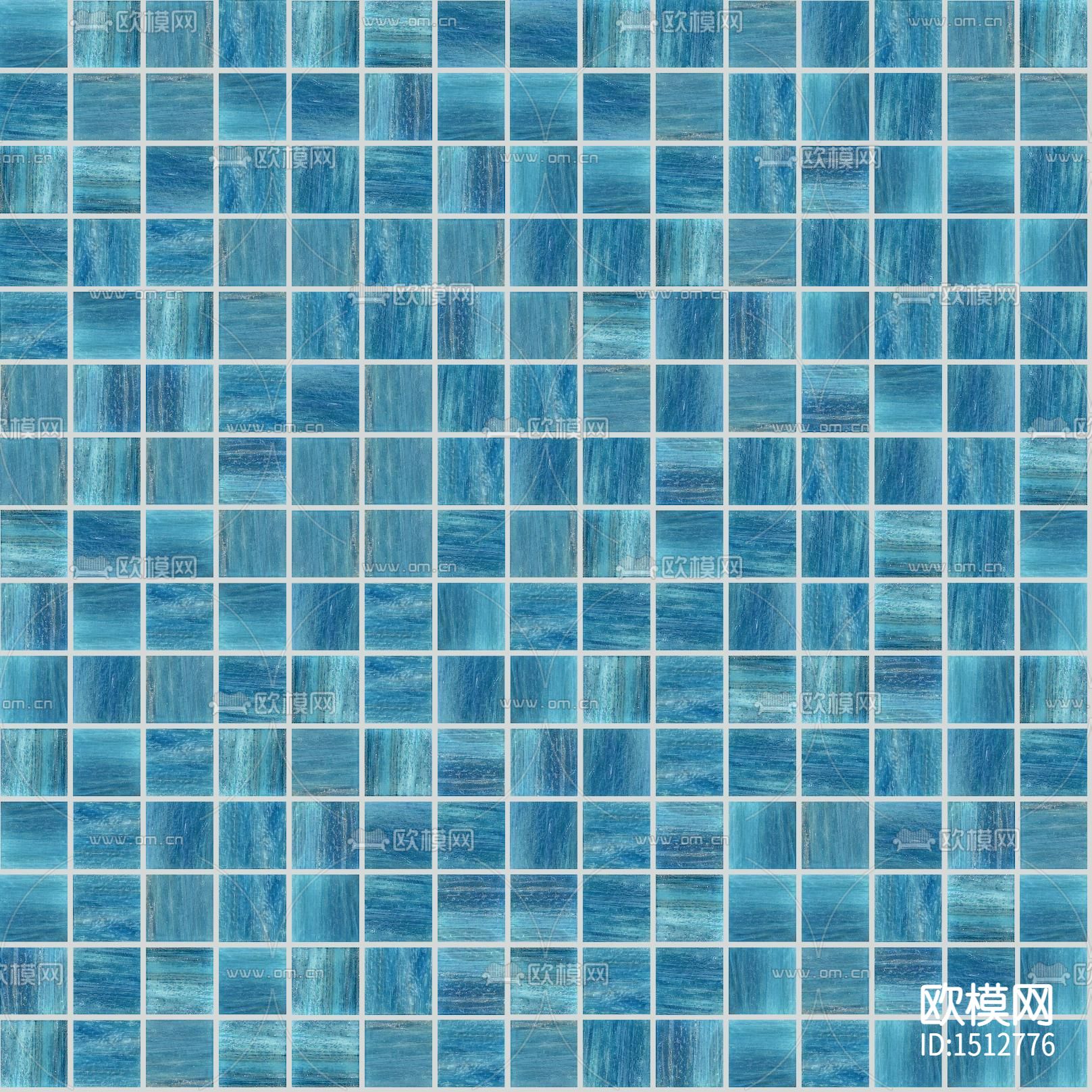 现代蓝色马赛克贴图下载