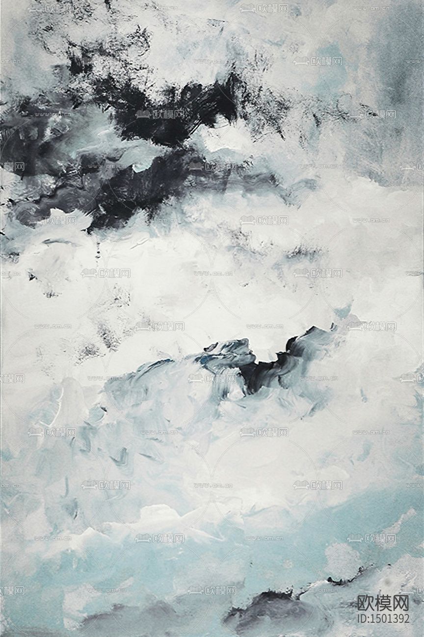 抽象油画