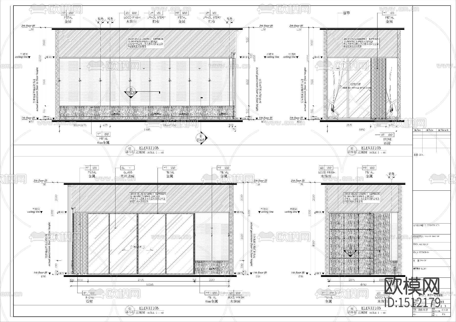 医疗中心cad施工图下载（渲染图5）