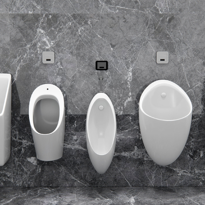  现代小便斗小便池su模型 