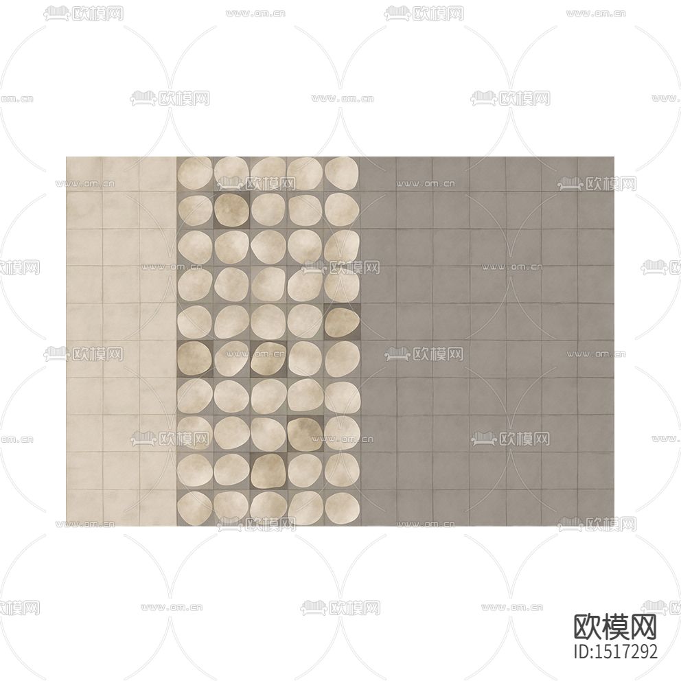 现代创意几何印花墙纸下载