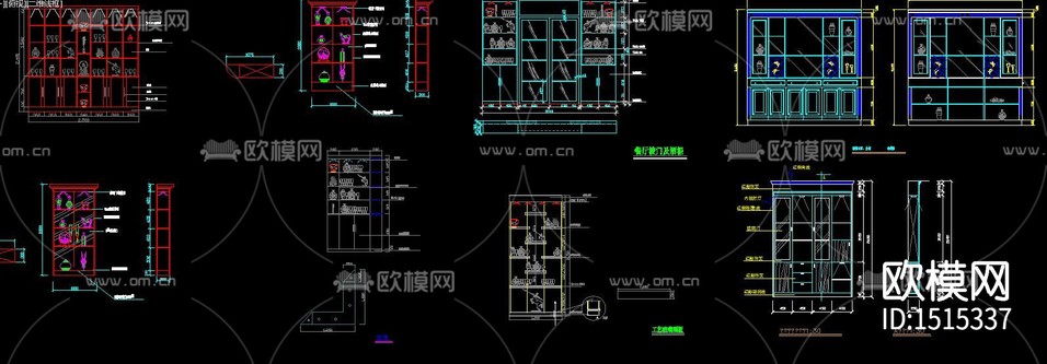 家具人物物品cad圖庫下載(渲染圖5)