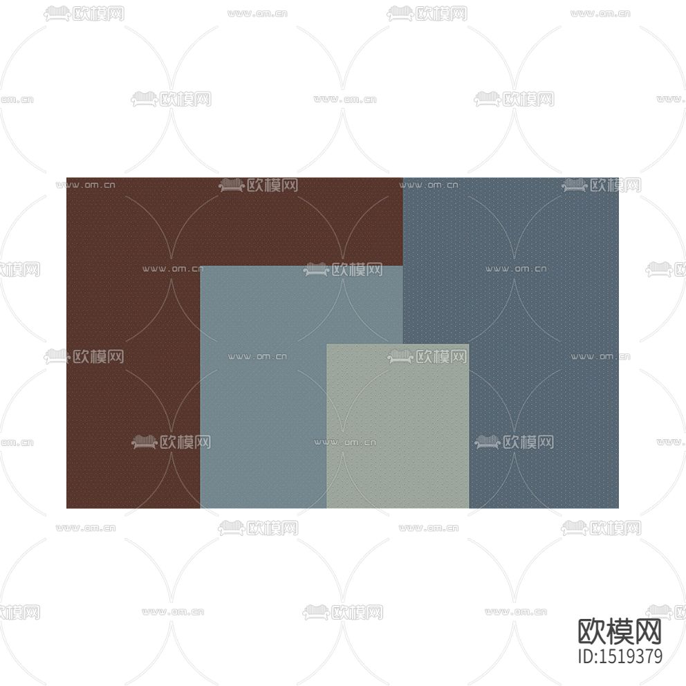 现代简约几何色块壁纸下载