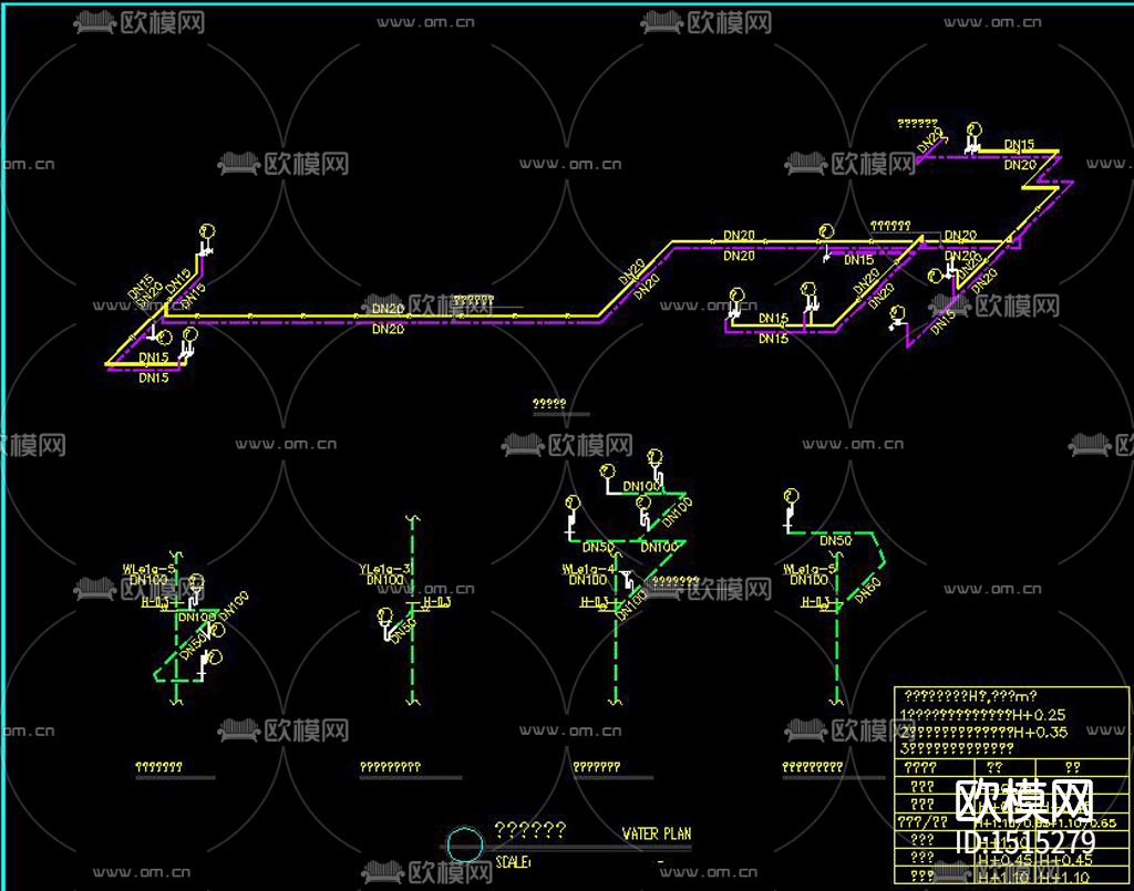 家装cad施工图下载（渲染图3）