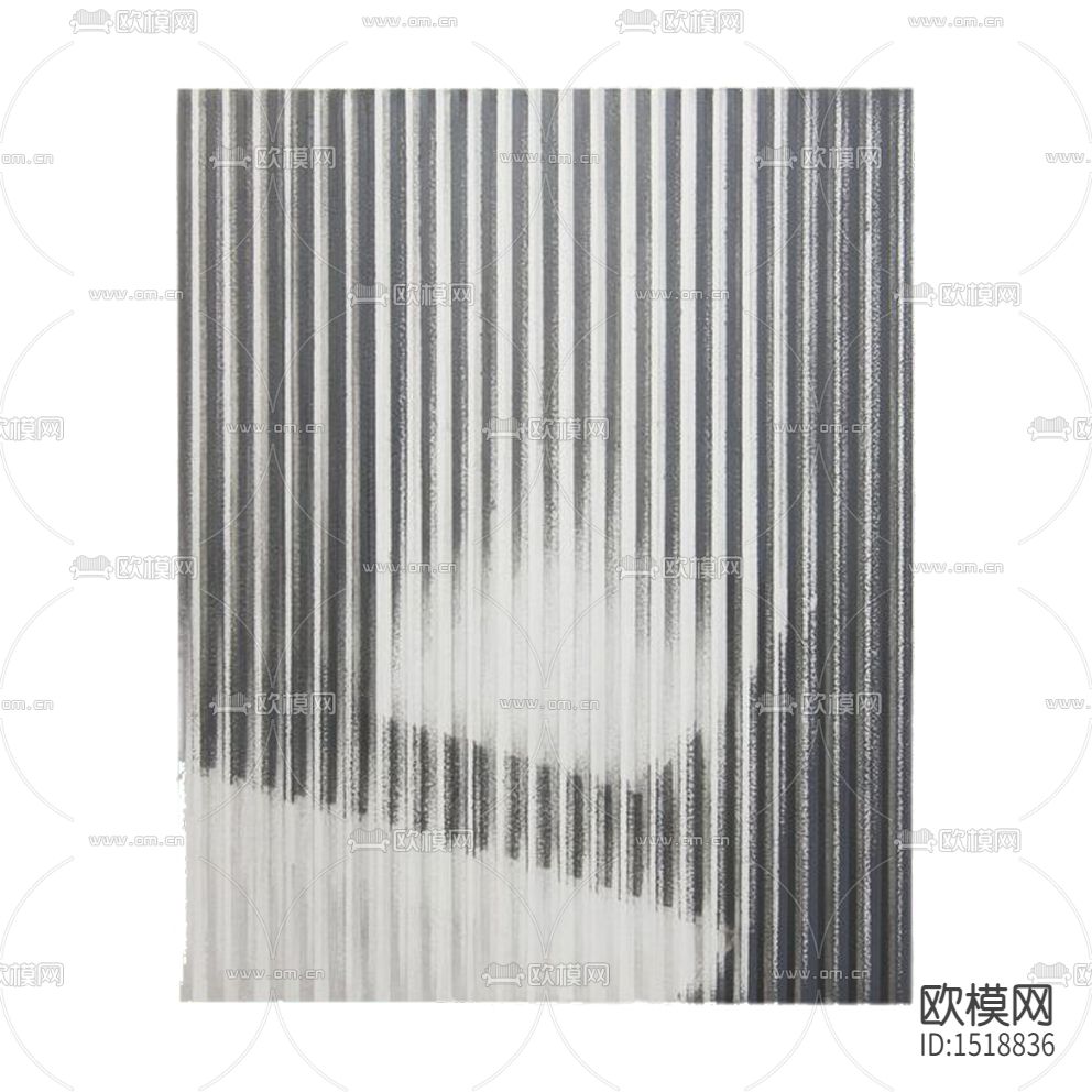 现代简约几何条纹装饰画