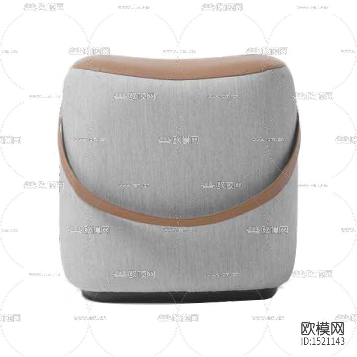 北欧简约皮革布艺沙发凳下载