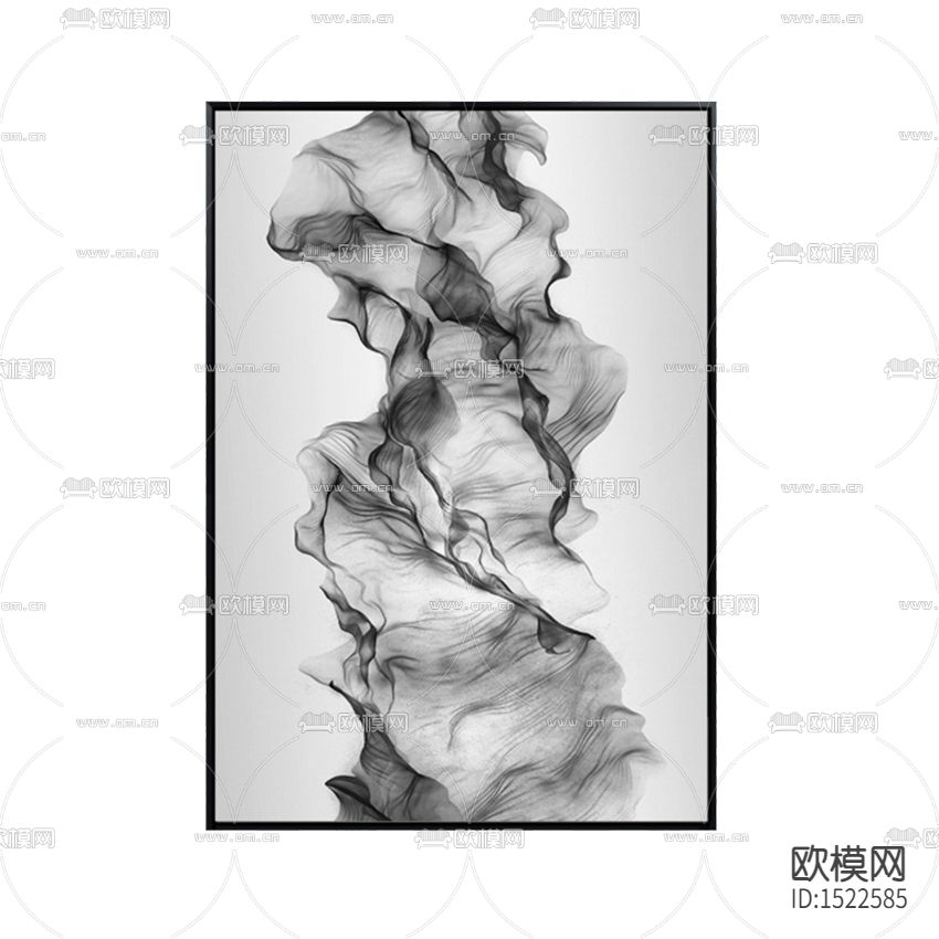 新中式简约水墨抽象画下载