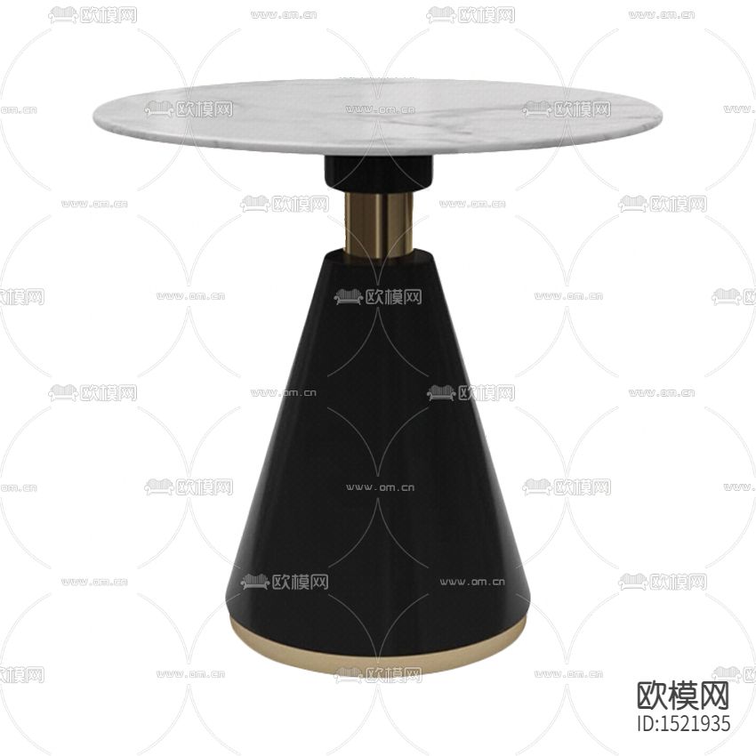 现代轻奢大理石金属咖啡桌