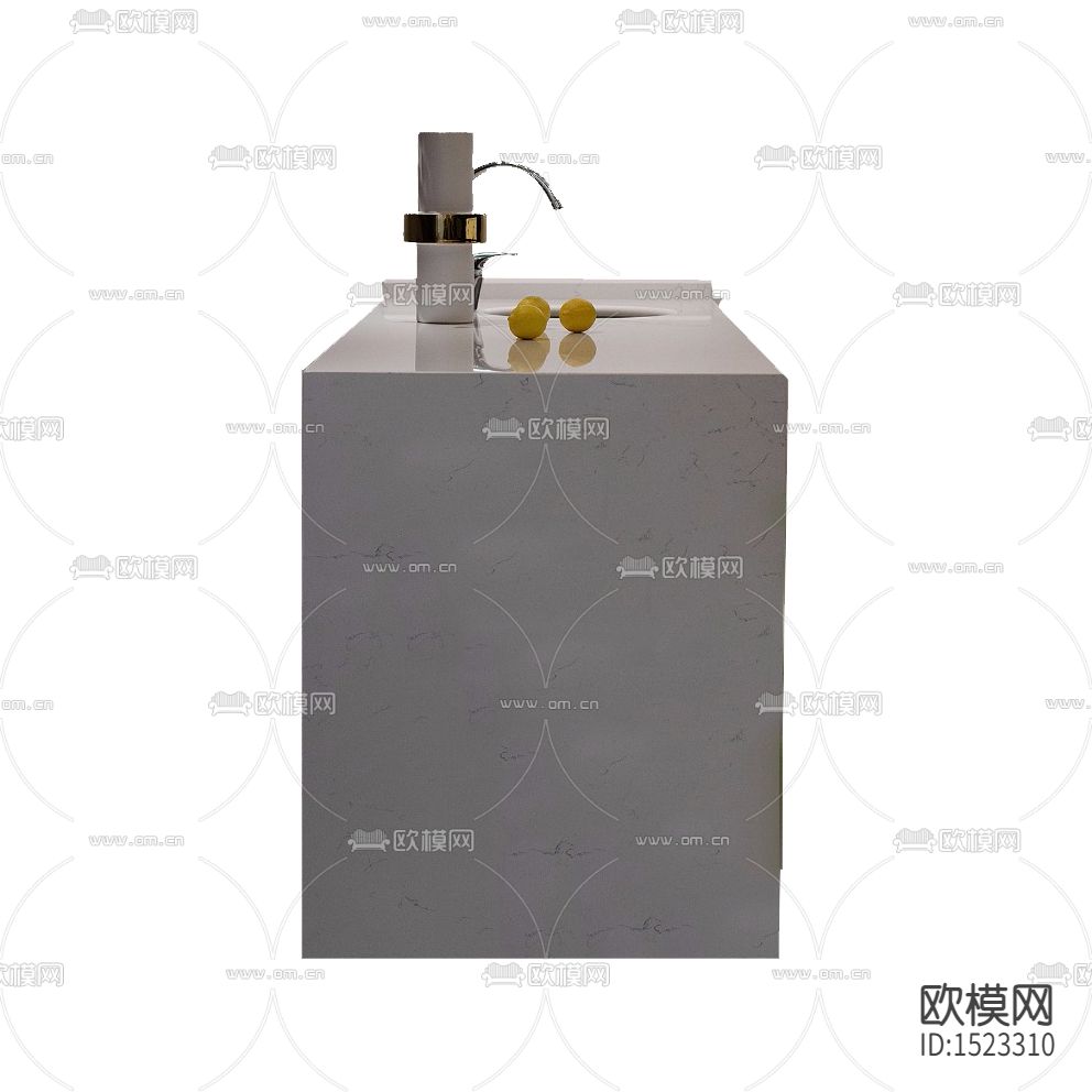 现代简约白色大理石吧台下载