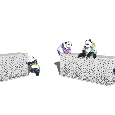  现代创意座椅su模型 