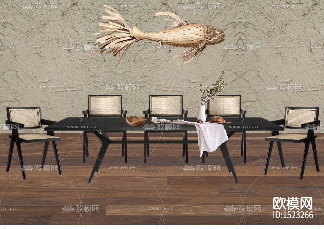 北欧简约复古餐厅