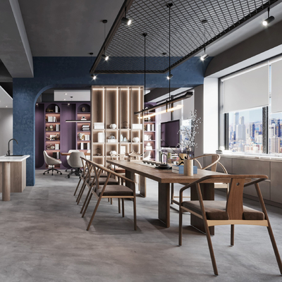 会议室休闲区3d模型