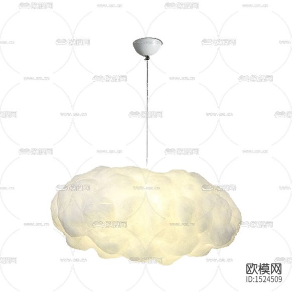現(xiàn)代創(chuàng)意白云吊燈下載