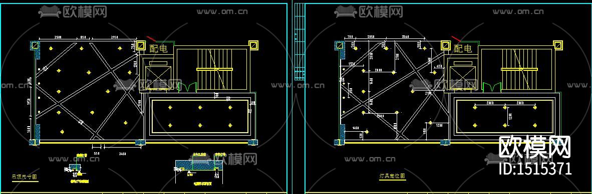 健身房cad施工图