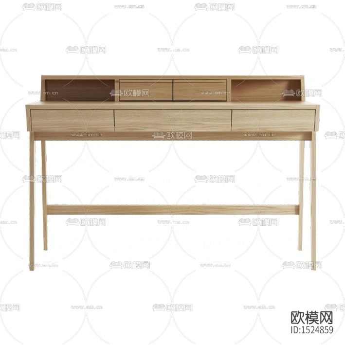 北欧简约实木书桌下载