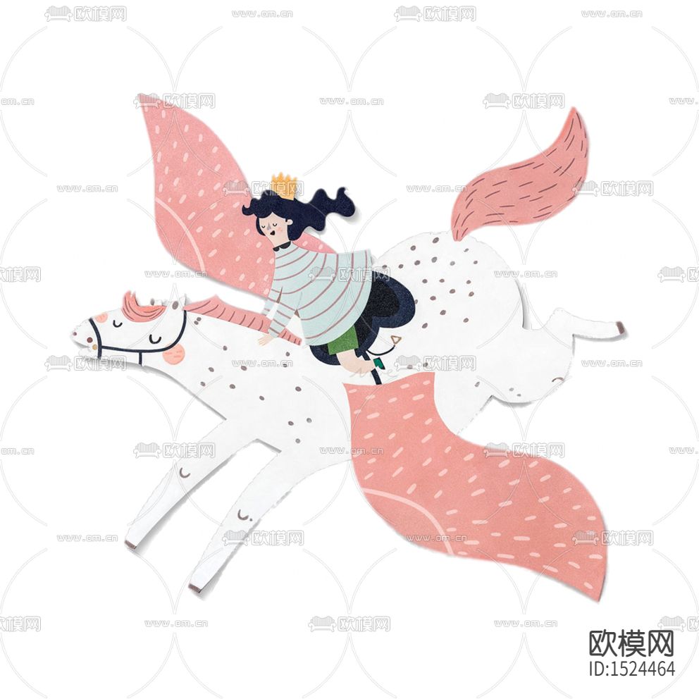 北欧简约卡通壁饰下载