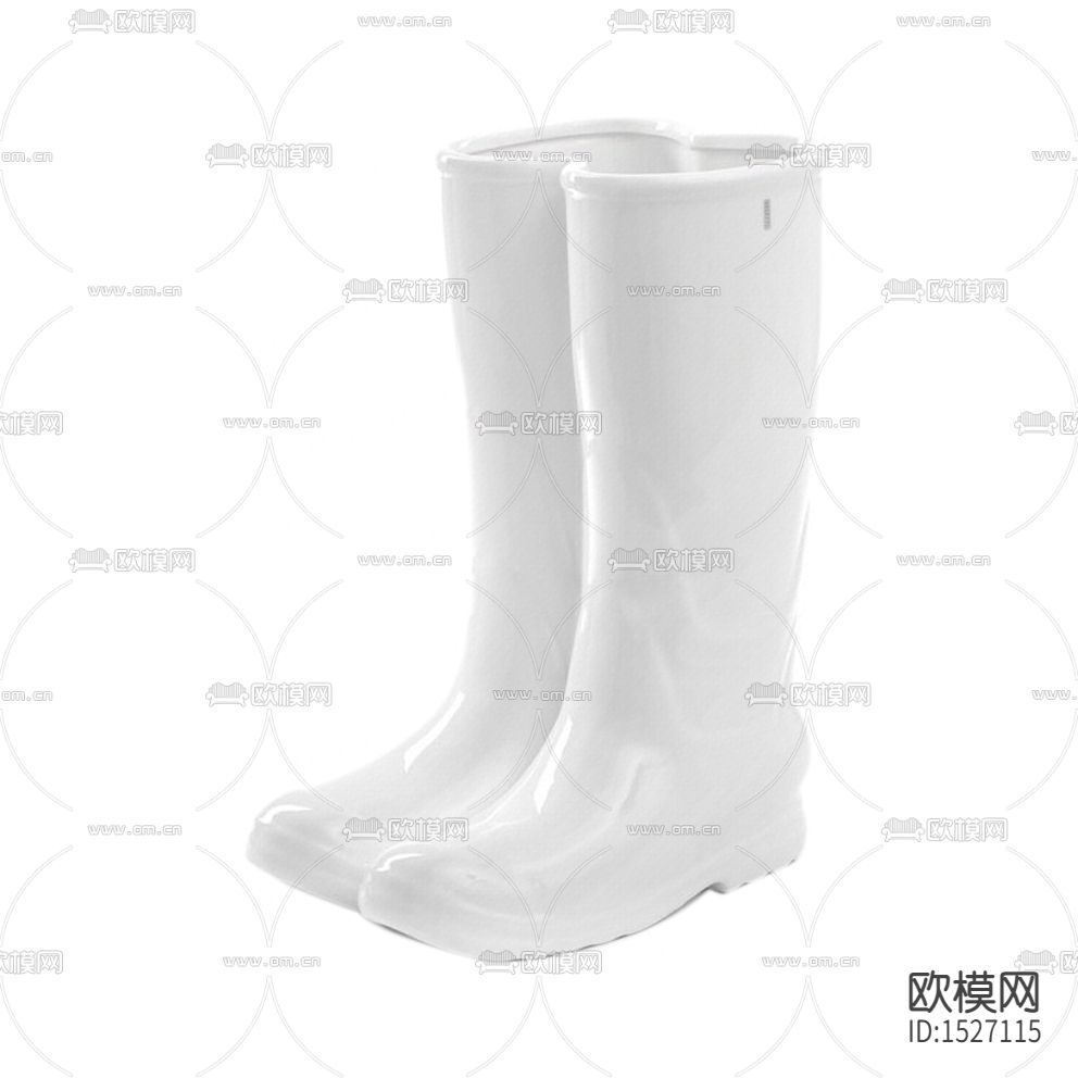 现代简约靴子陶瓷花瓶