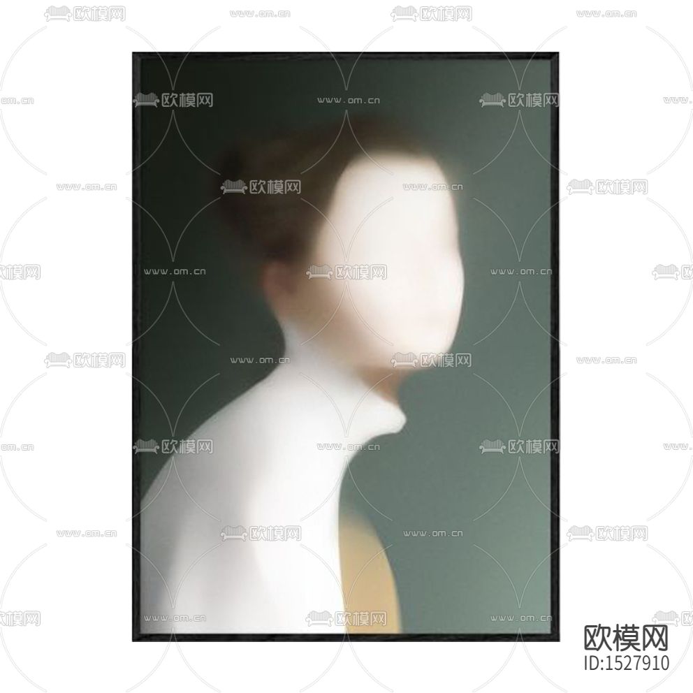 北欧简约创意人像抽象画