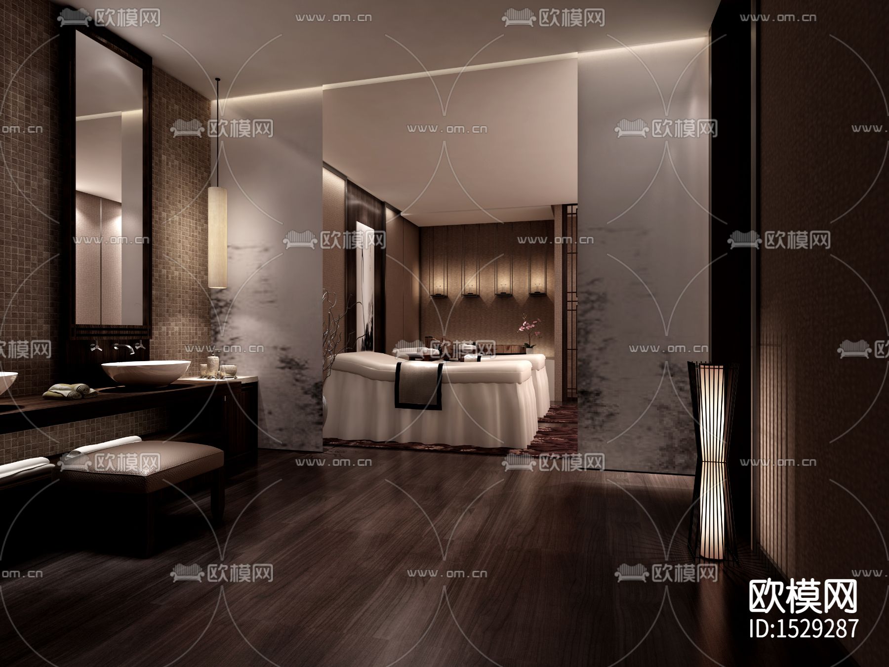 美丽王朝女子美容SPA会所下载（渲染图2）