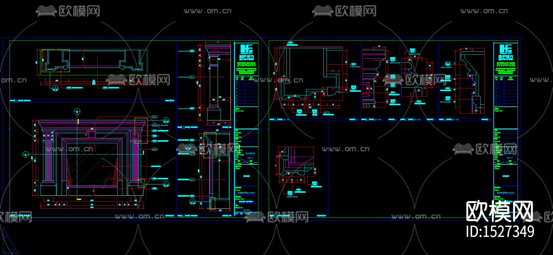 全屋定制家居立面cad图纸下载（渲染图7）