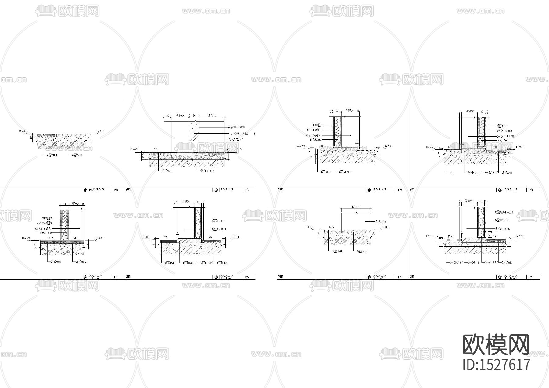 会议室平面节点大样图下载（渲染图2）