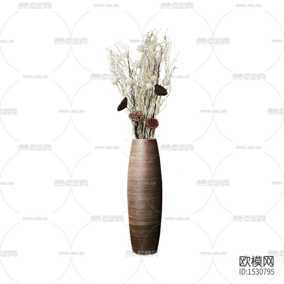 新中式禅意陶瓷花瓶摆放花艺
