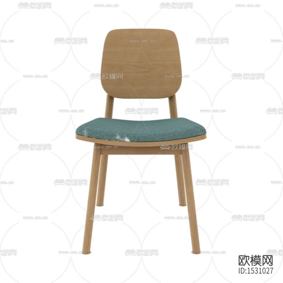 现代简约实木布艺休闲椅下载