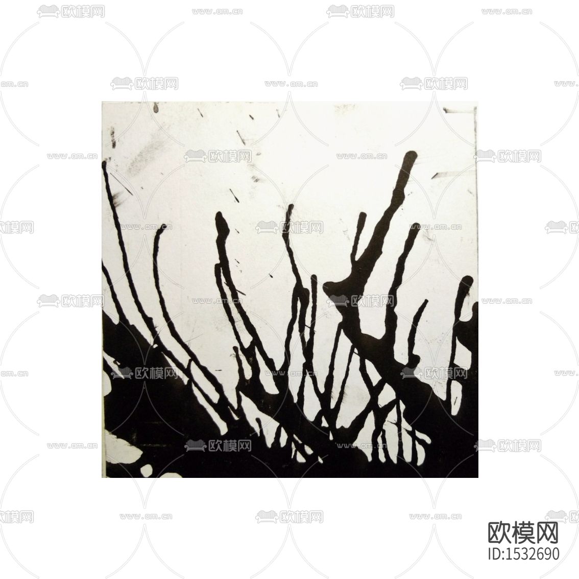 北欧创意泼墨装饰画下载