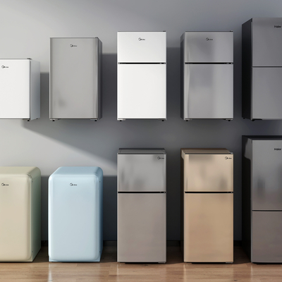  现代冰箱su模型 