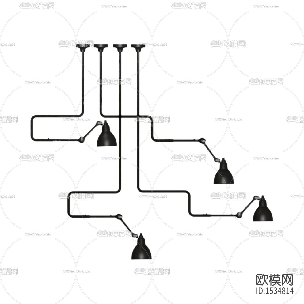 工业风创意金属吊灯下载