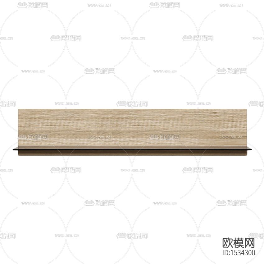 北欧简约实木挂壁书架