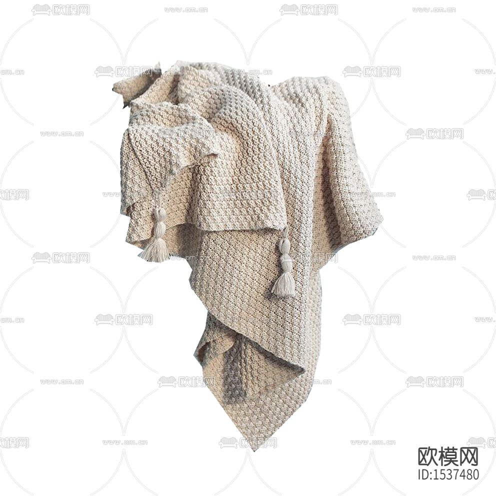 现代简约灰色编织布艺地毯