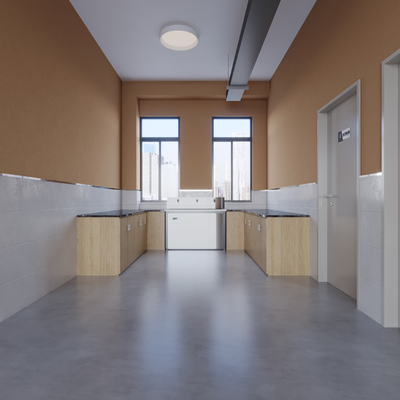 学校茶水间3d模型
