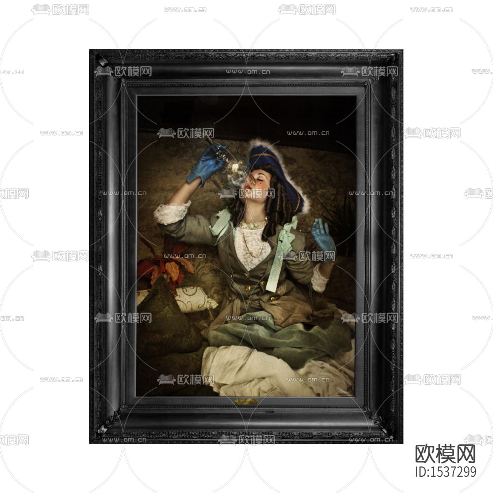 欧式古典彩色油画