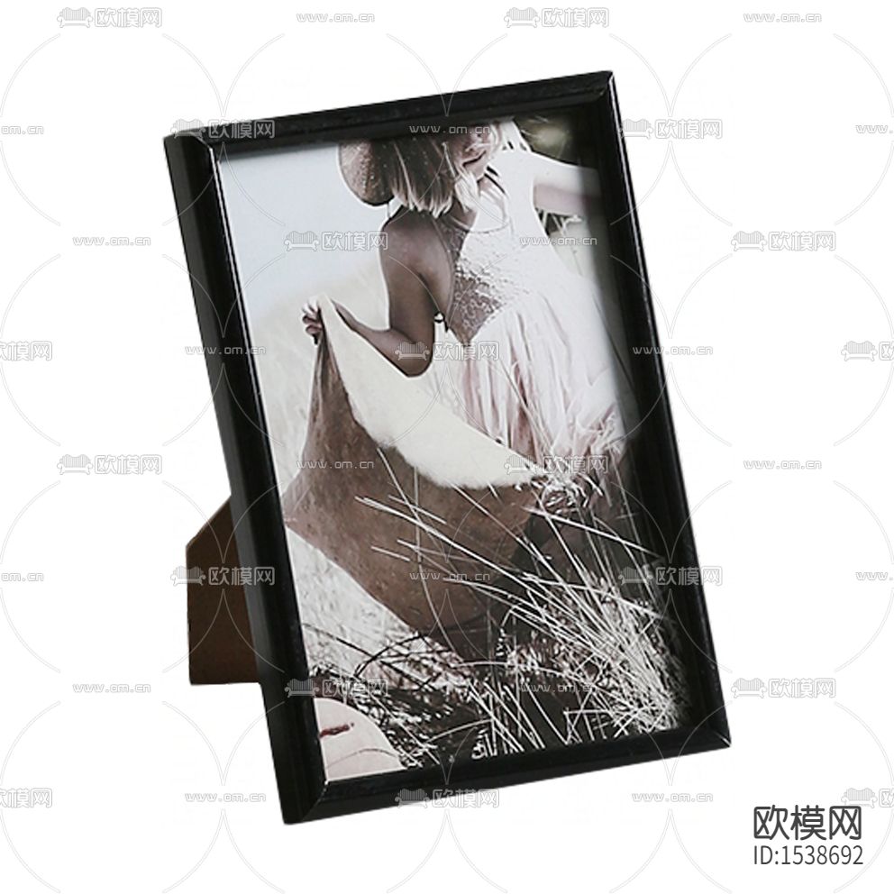 现代简约黑色实木相框