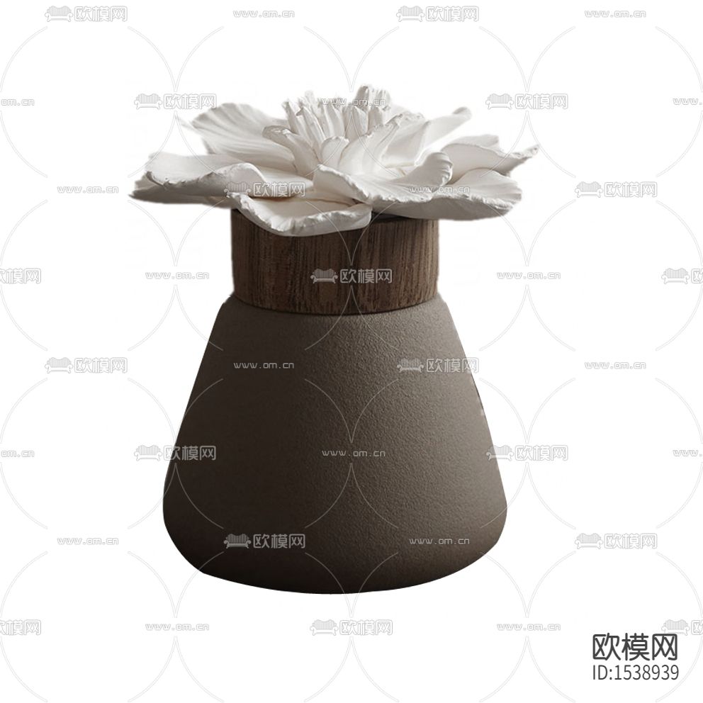 美式简约柱型陶罐香薰下载