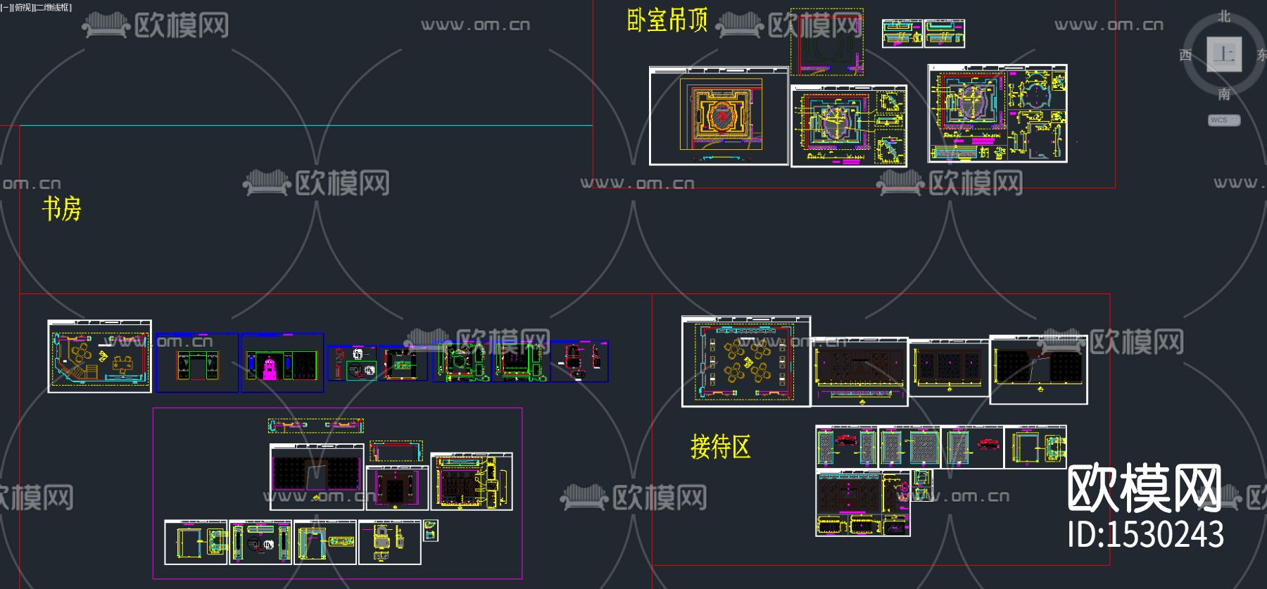 展厅cad施工图下载（渲染图5）