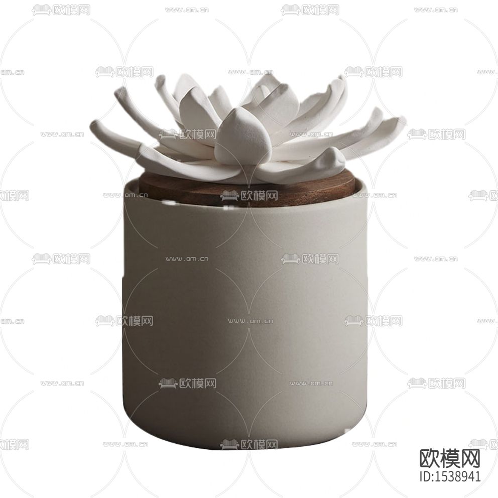 美式简约柱型陶罐香薰