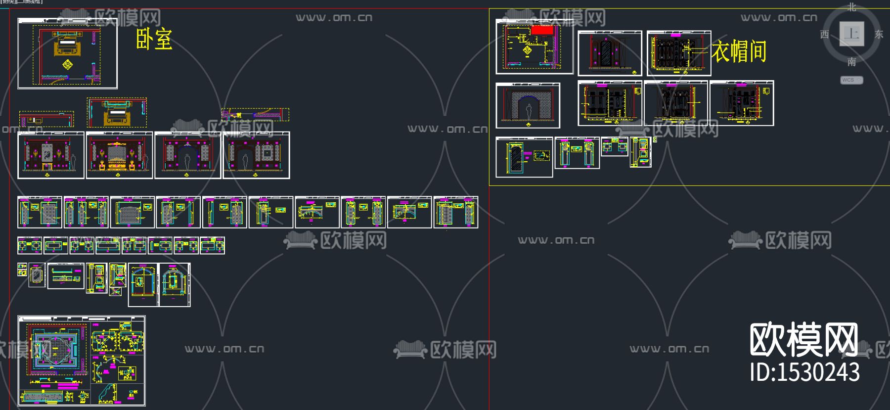 展厅cad施工图下载（渲染图6）