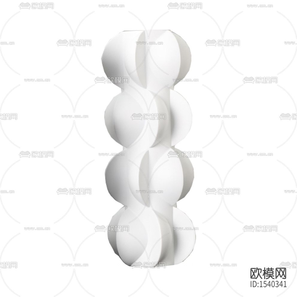 现代创意白色几何花瓶