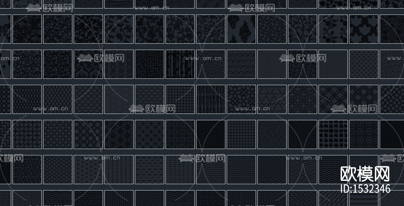 花纹cad图库下载