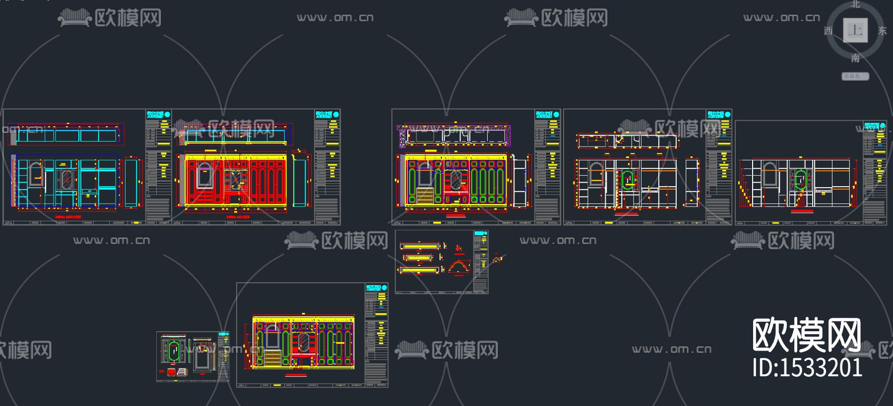 衣柜cad大样图下载