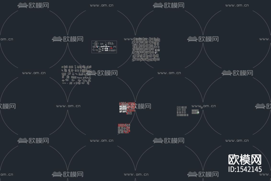 衣柜cad施工图下载（渲染图6）