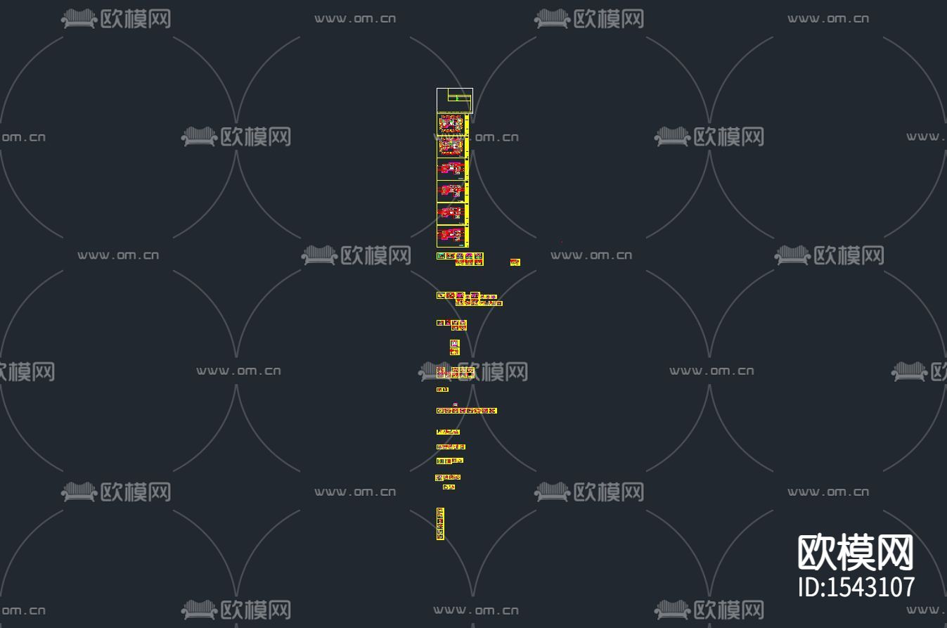 全屋定制cad施工图下载（渲染图9）