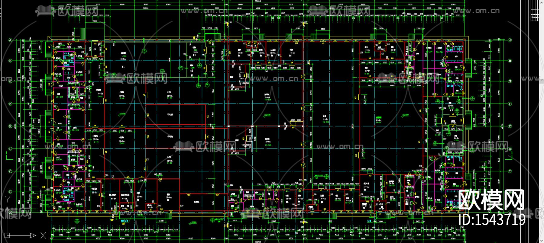 冷库cad施工图下载（渲染图3）