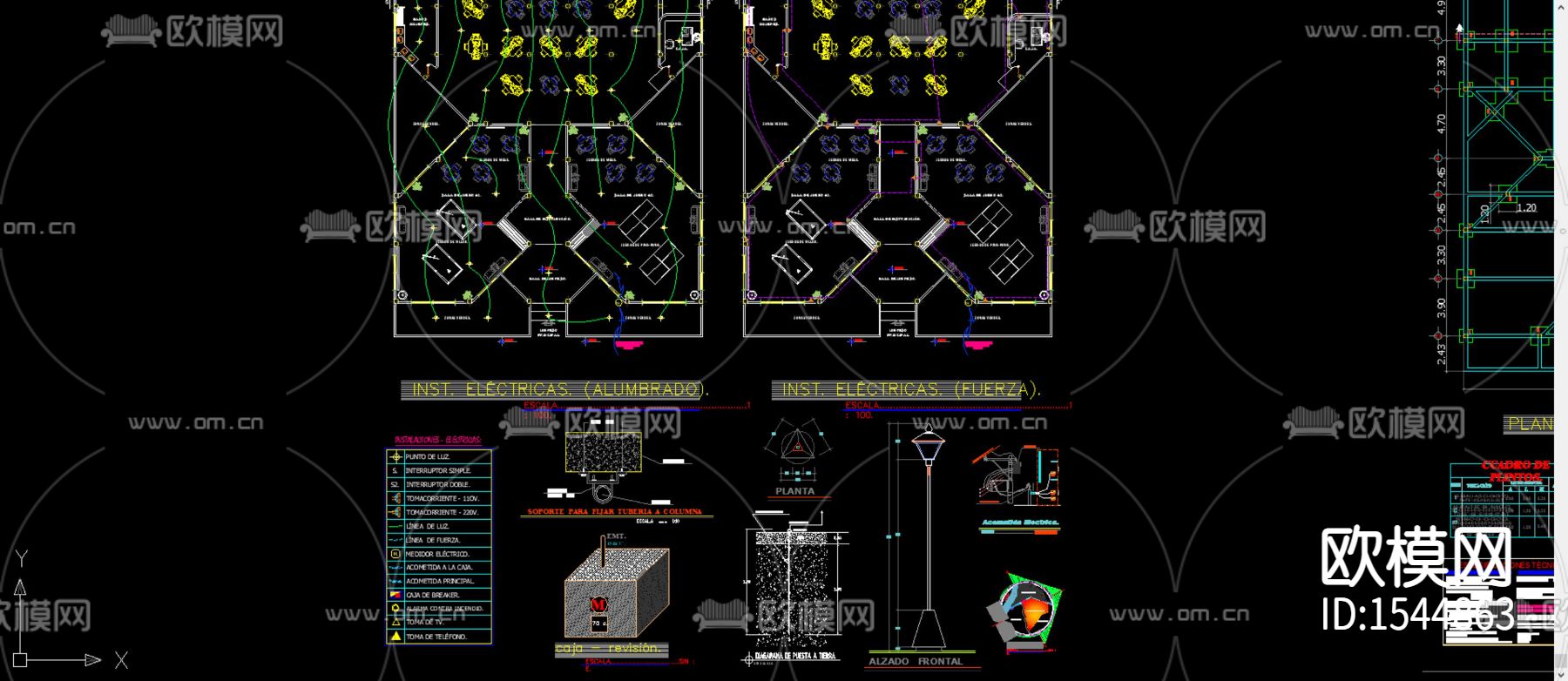 花园餐厅景观cad施工图下载（渲染图2）