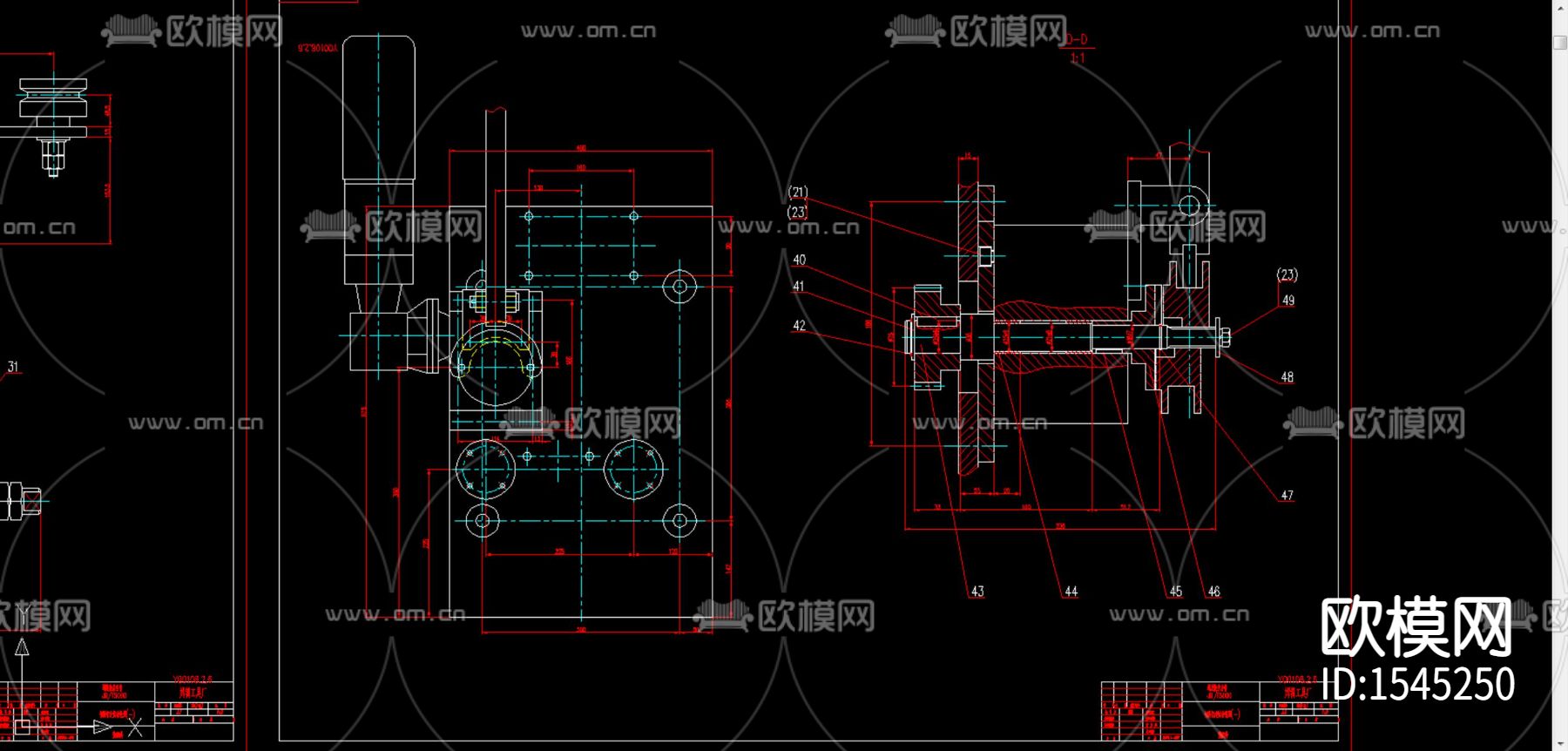 全自动切割机节点大样下载（渲染图3）