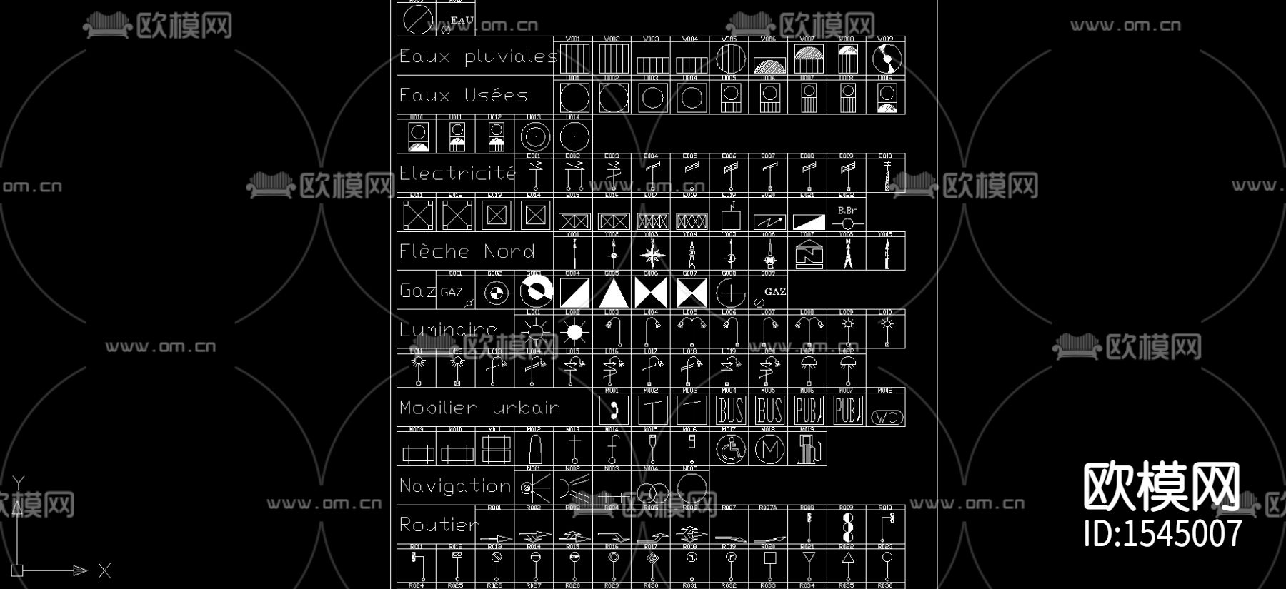 景观道路符号大全cad图库下载（渲染图2）