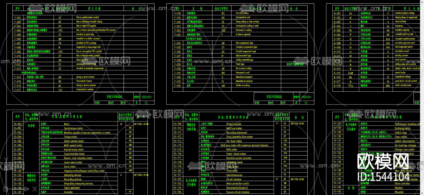 电气工程设计常用图形文字符号下载（渲染图3）